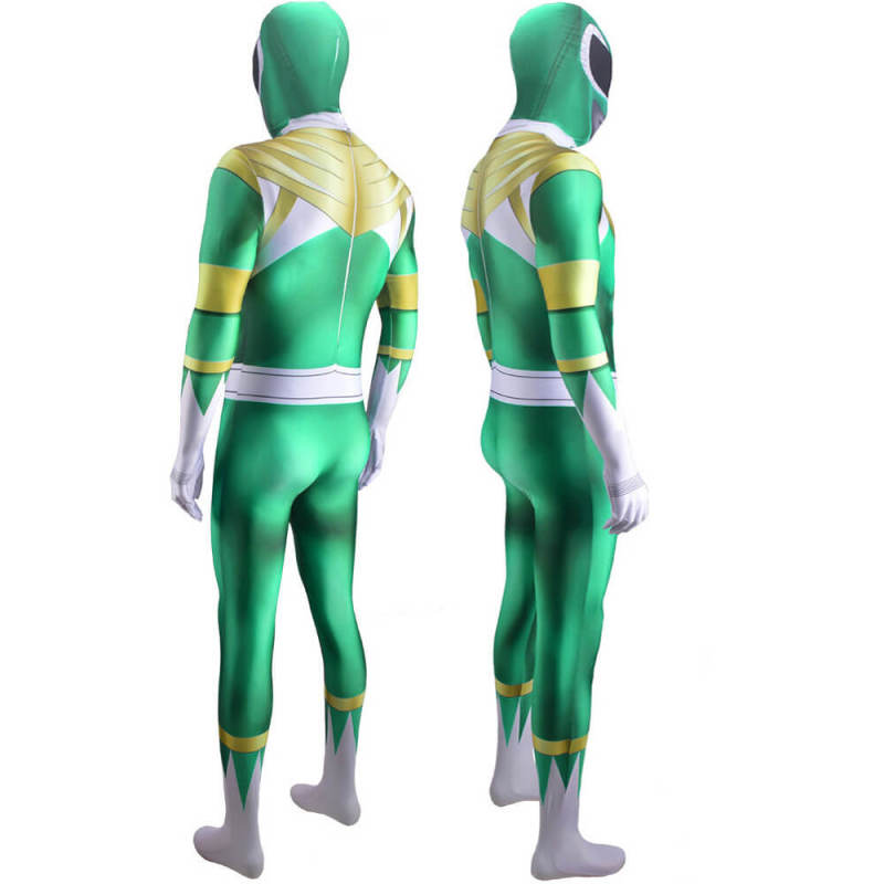 Power Rangers Green Ranger Tommy Oliver Cosplay Costume Adult Kids