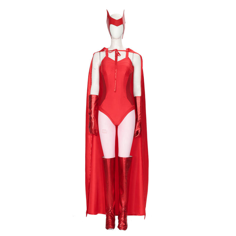 WandaVision Scarlet Witch Wanda Maximoff Cosplay Costume Style B