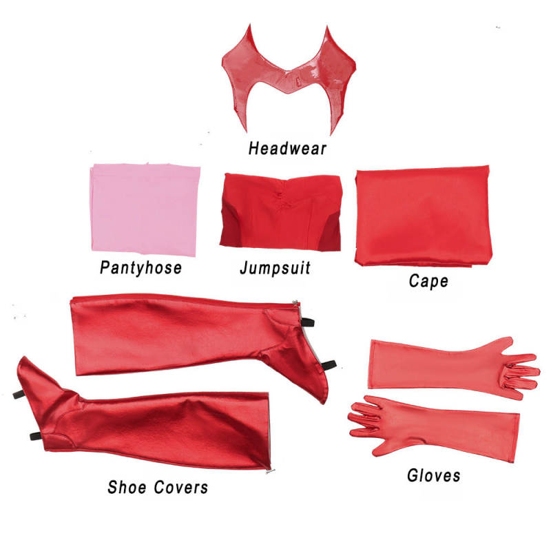 WandaVision Scarlet Witch Wanda Maximoff Cosplay Costume Style B