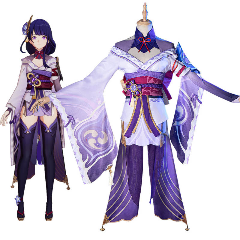 Genshin Impact Baal Raiden Shogun Cosplay Costume