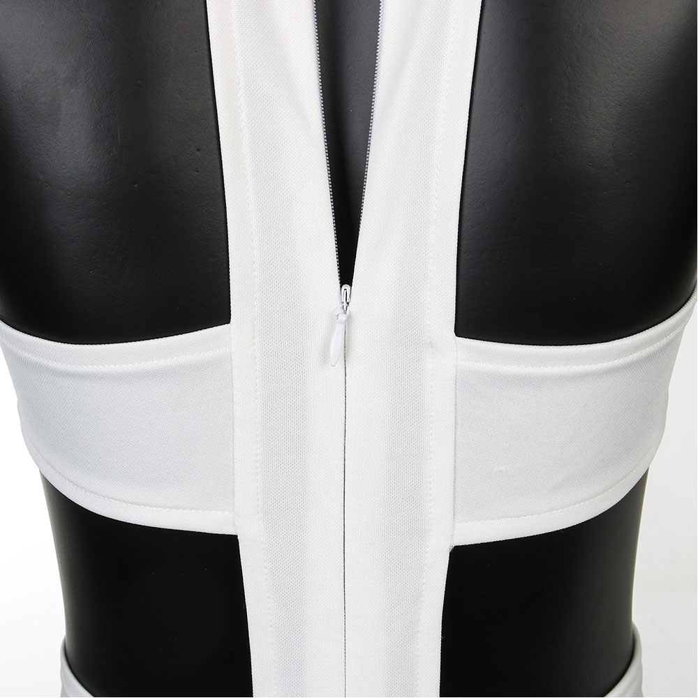 Hallowcos The Fifth 5th Element Leeloo White Cosplay Costume (Ready to Ship)