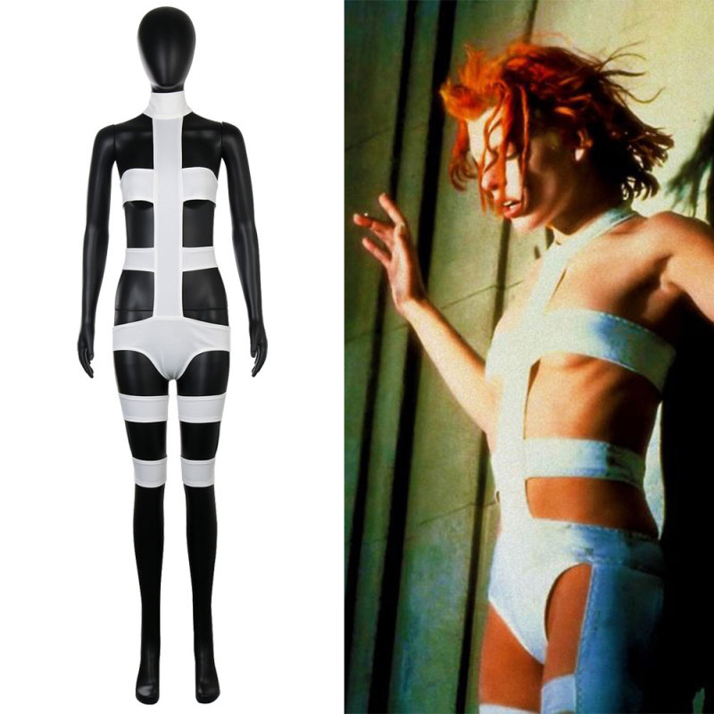 The Fifth 5th Element Leeloo Bandages Cosplay Costume