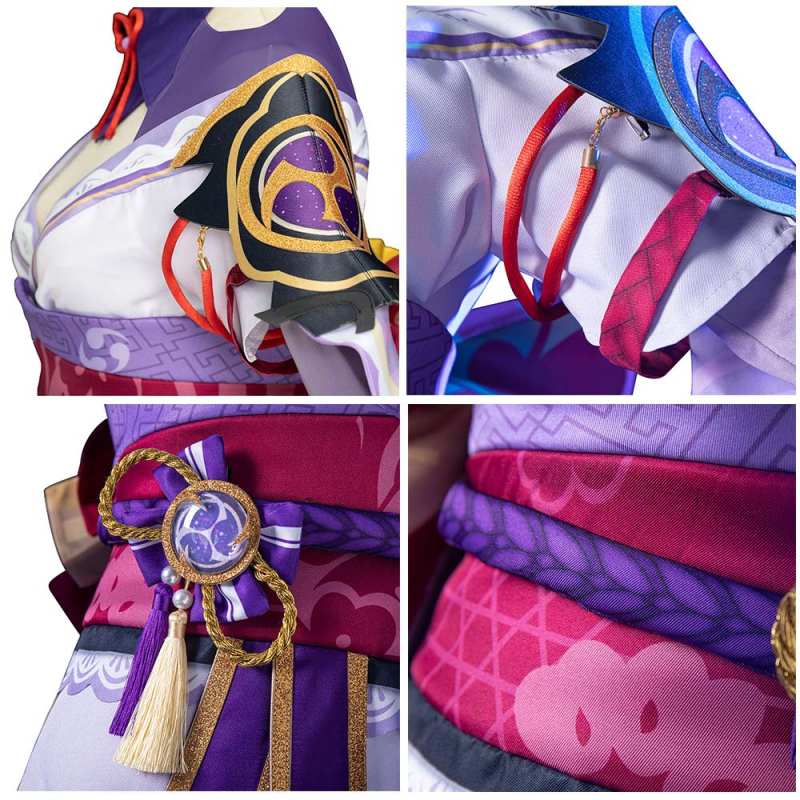 Genshin Impact Baal Raiden Shogun Cosplay Costume