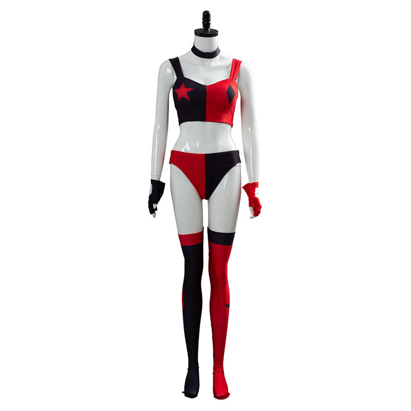 Comics Suicide Squad Harley Quinn Cosplay Costume