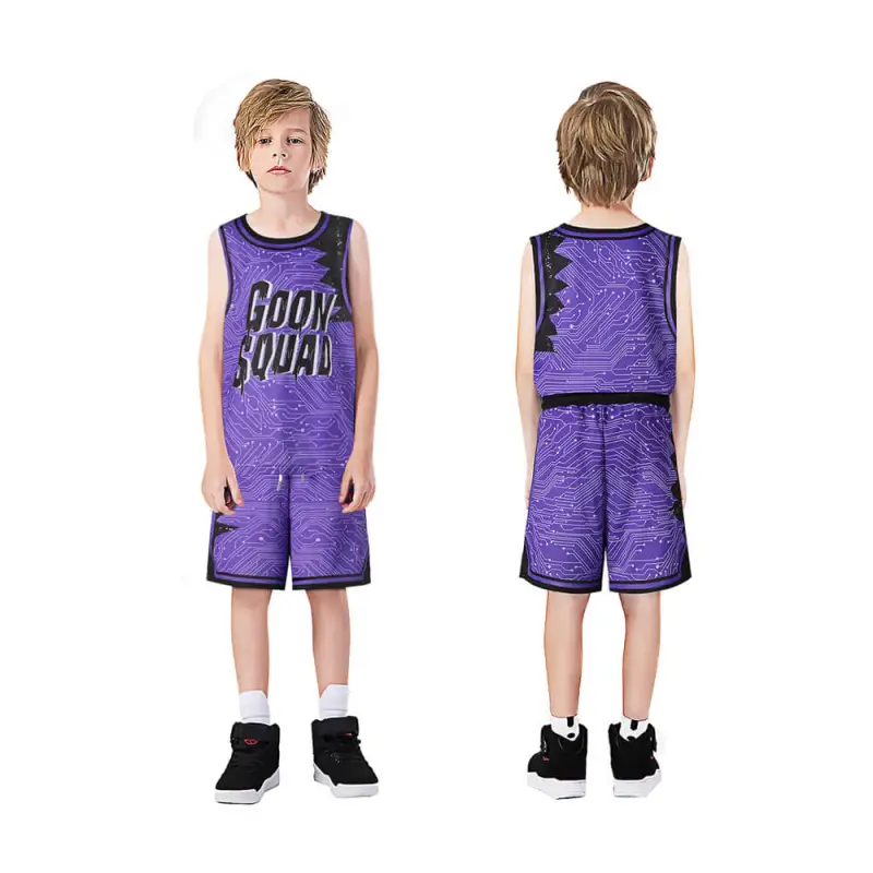 (Ready to Ship) Kids Space Jam 2 A New Legacy Goon Squad Basketball Jersey