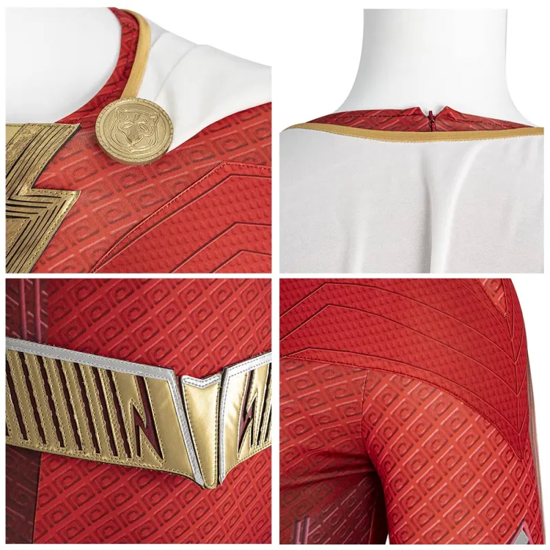 Shazam! Fury of the Gods Billy Batson Cosplay Costume