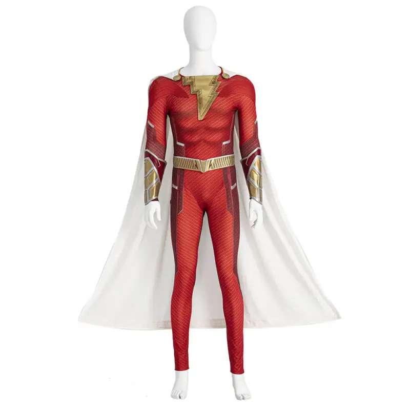 Shazam! Fury of the Gods Billy Batson Cosplay Costume