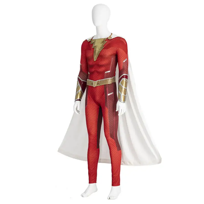 Shazam! Fury of the Gods Billy Batson Cosplay Costume