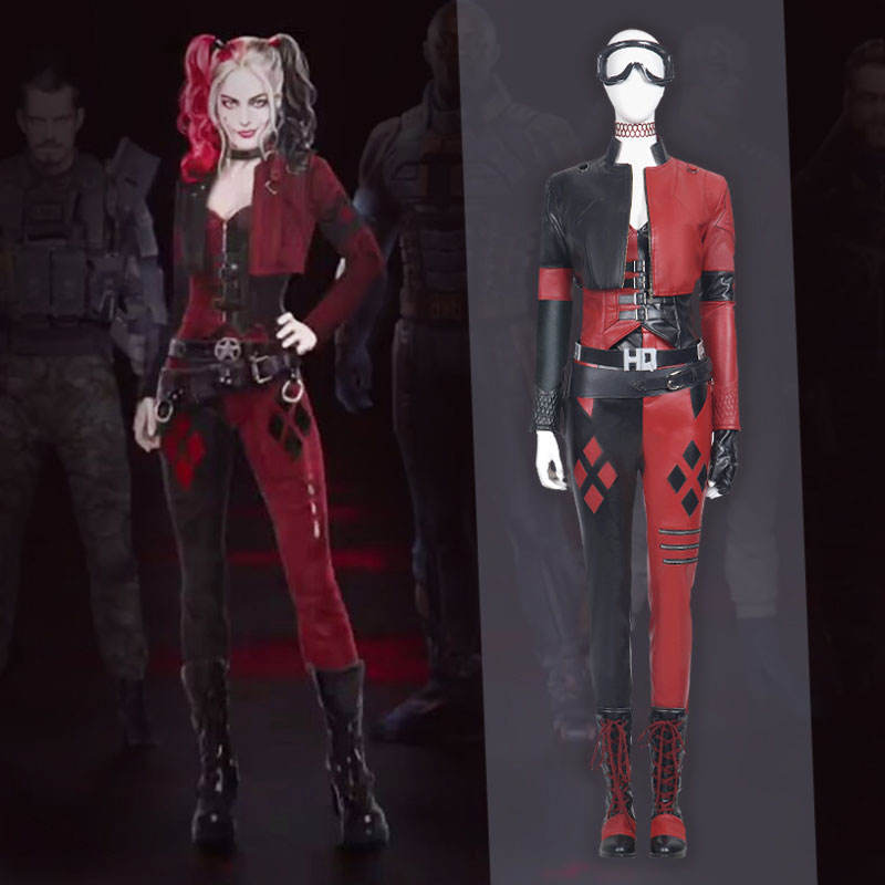 The Suicide Squad 2 Harley Quinn Leather Cosplay Costume