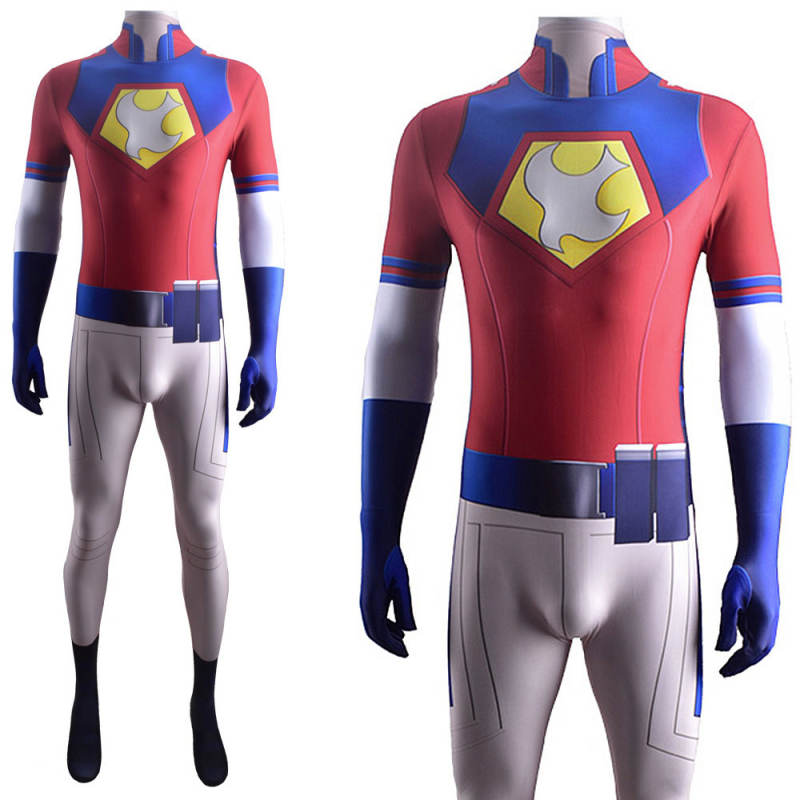 The Suicide Squad 2021 Peacemaker Cosplay Costume Adult Kids