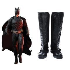 Batman The Dark Knight Bruce Wayne Cosplay Boots Black