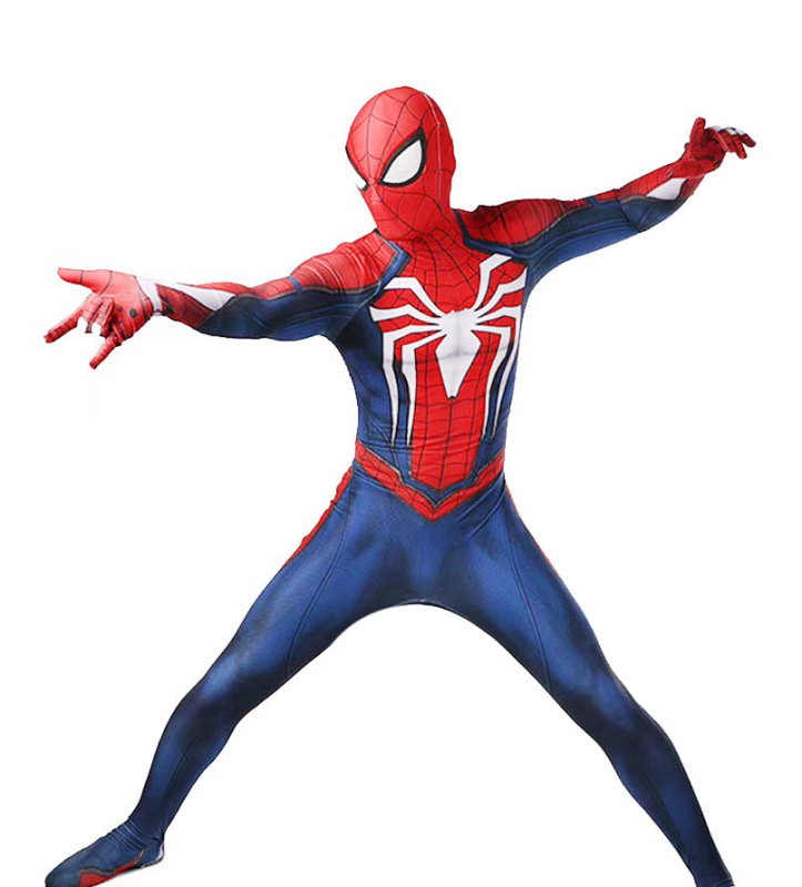 PS4 Spider-Man Advanced Suit Cosplay Costume Adults Kids