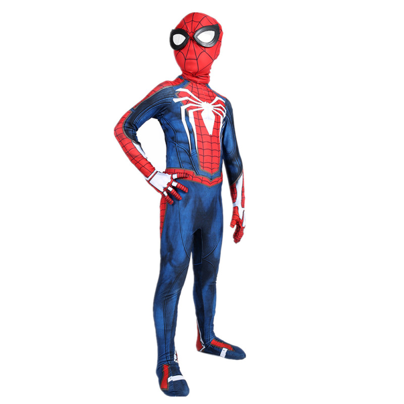 PS4 Spider-Man Advanced Suit Cosplay Costume Adults Kids