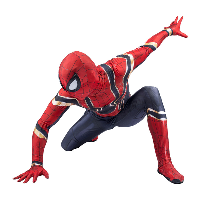 Avengers Iron Spider Spider-Man Cosplay Costume Adults Kids