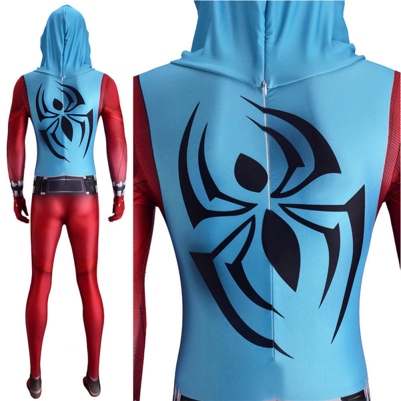 Scarlet Spider Ben Reilly Cosplay Costume Adult Kids