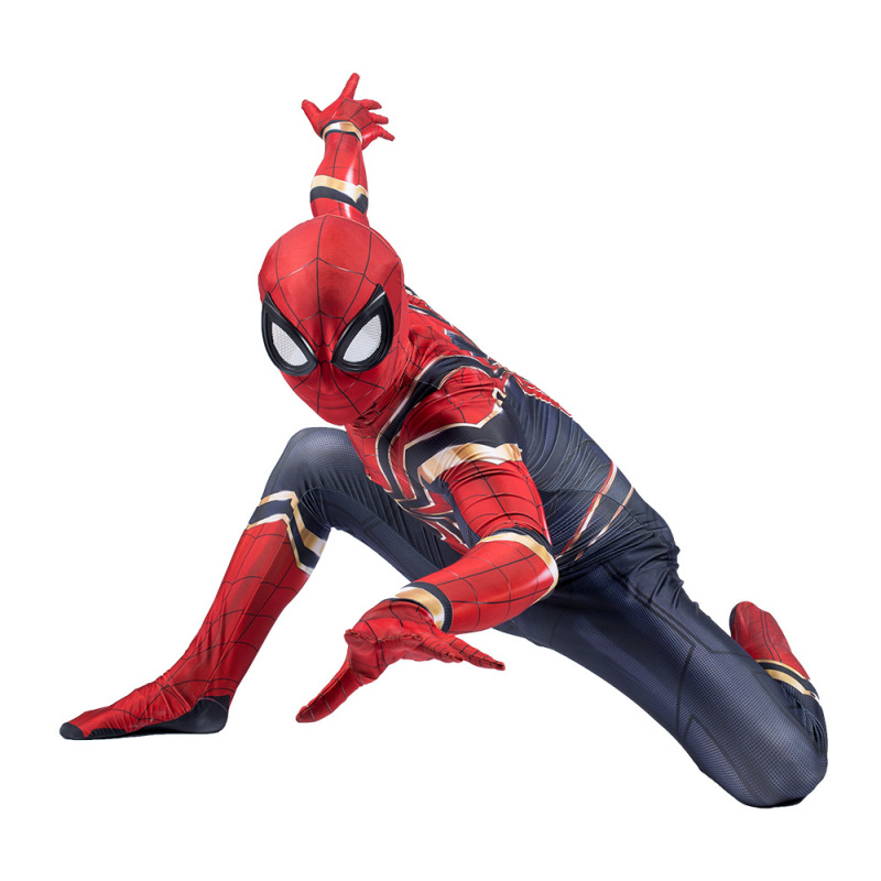 Avengers Iron Spider Spider-Man Cosplay Costume Adults Kids