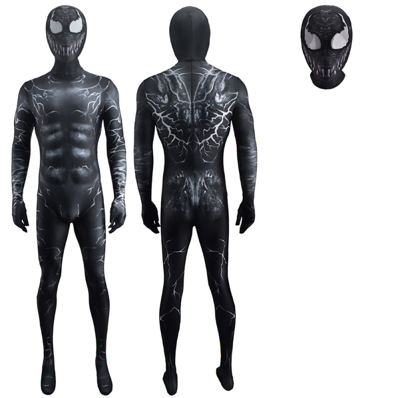 Venom 2: Let There Be Carnage Eddie Brock Cosplay Costume Adult Kids