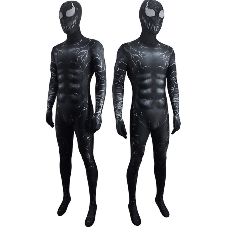 Venom 2: Let There Be Carnage Eddie Brock Cosplay Costume Adult Kids