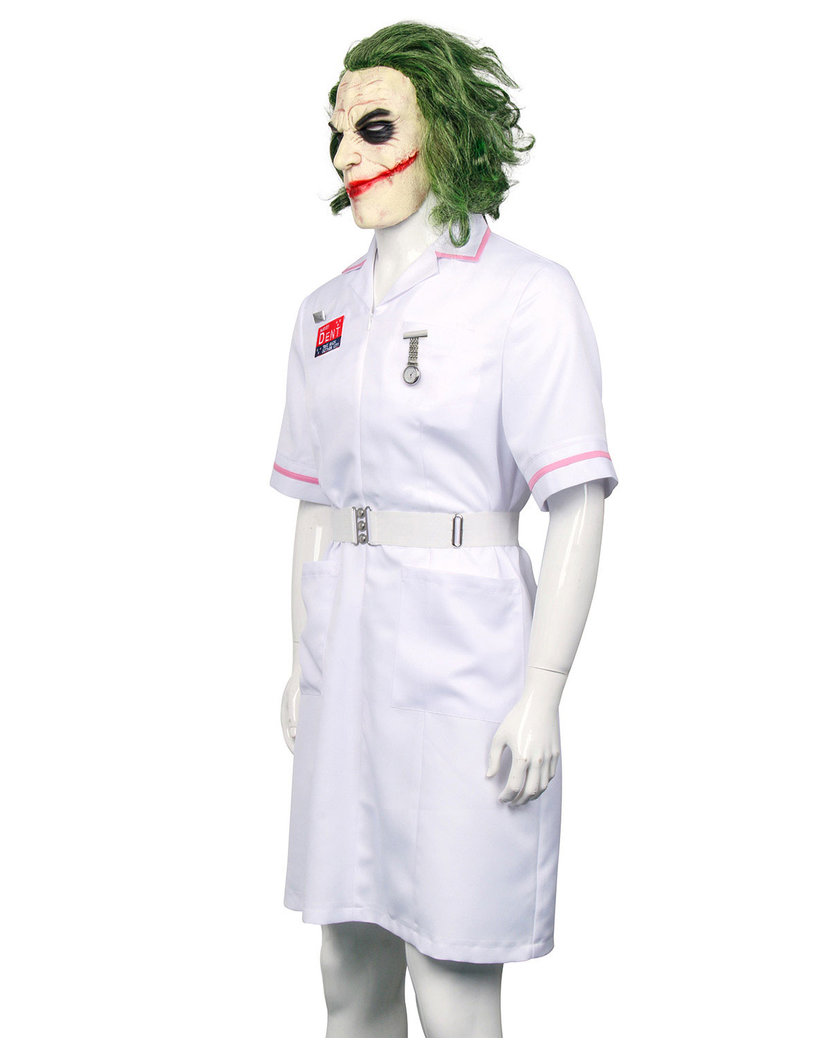 Batman Dark Knight Heath Ledger Joker Nurse Cosplay Costume Ready To Ship 