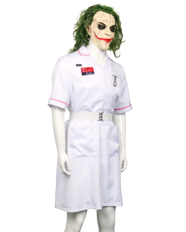 (Ready to Ship) Batman Dark Knight Heath Ledger Joker Nurse Cosplay Costume