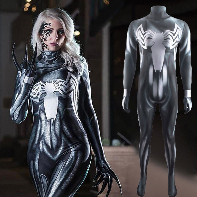 Venom 2: Let There Be Carnage She Venom Cosplay Costume Adult Kids