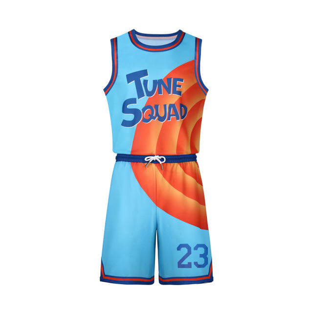  TUEIKGU #10 Lola Space 2 Movie Basketball Jersey for