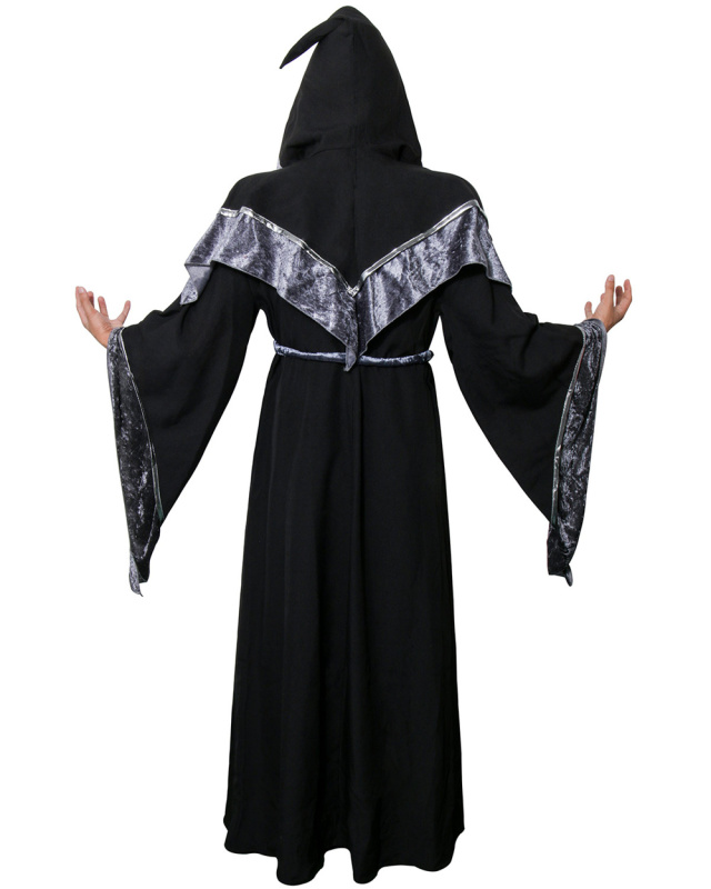 Dark Magician Wizard Robe Halloween Cosplay Costume