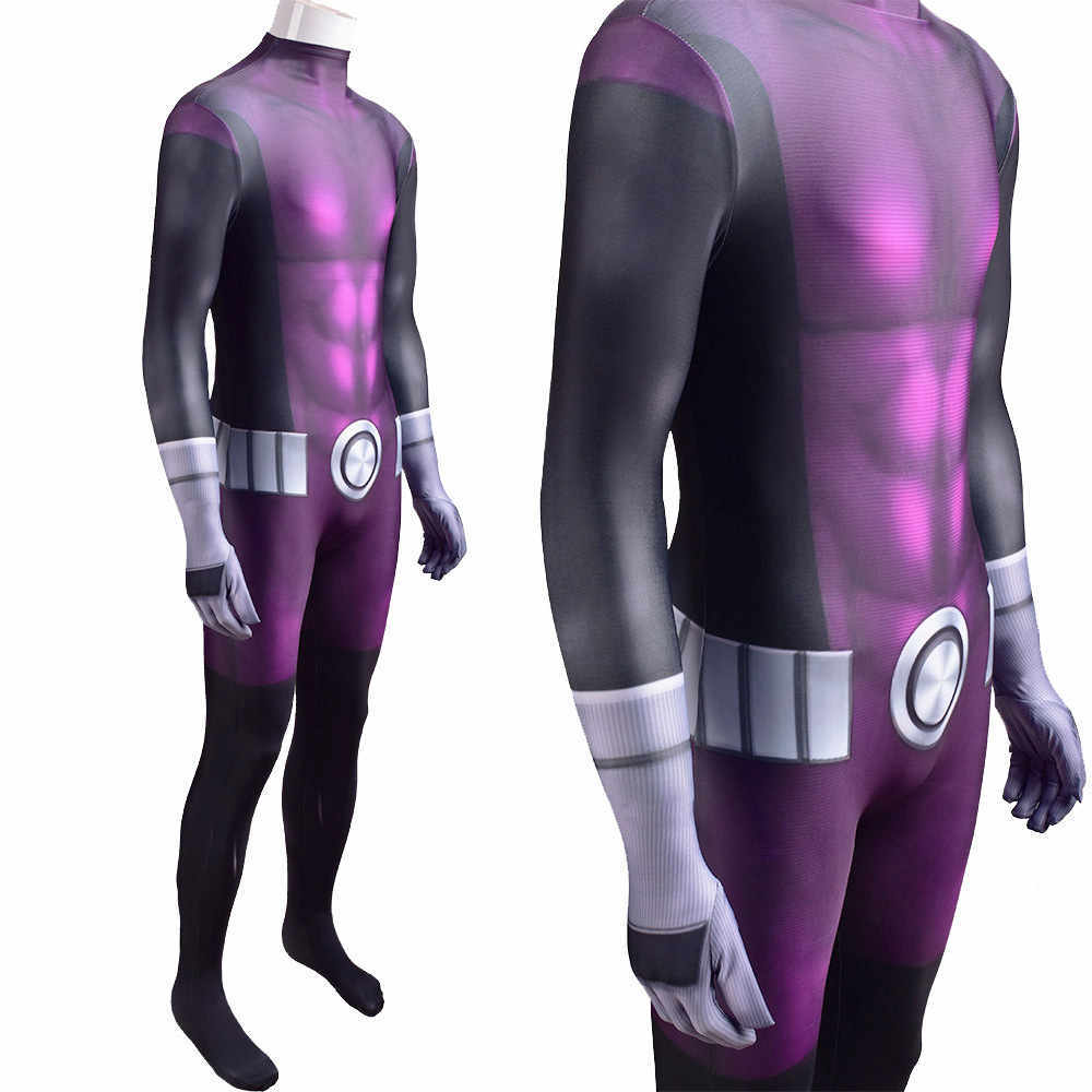 Teen Titans Beast Boy Cosplay Costume Kids Adults