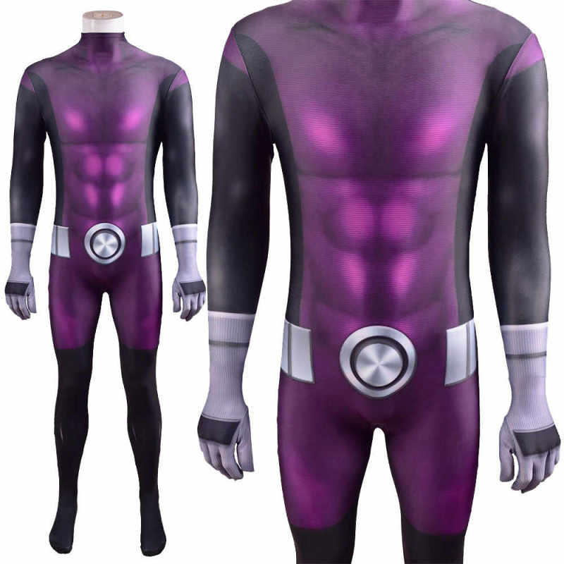 Teen Titans Beast Boy Cosplay Costume Kids Adults