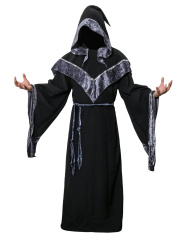 Dark Magician Wizard Robe Halloween Cosplay Costume