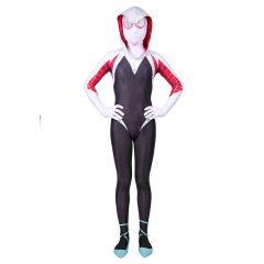 Ghost Spider Costume Spider-Man: Into the Spider-Verse Spider-Gwen Cosplay