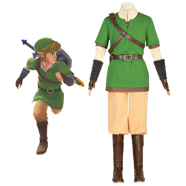 The Legend of Zelda: Skyward Sword Link Cosplay Costume