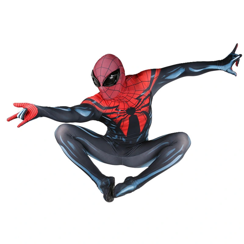 The Superior Spiderman Peter Parker Otto Octavius Cosplay Costume Adults Kids