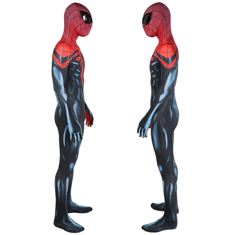 The Superior Spiderman Peter Parker Otto Octavius Cosplay Costume Adults Kids