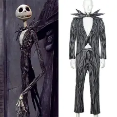 The Nightmare Before Christmas Jack Skellington Pumpkin King Halloween Costume