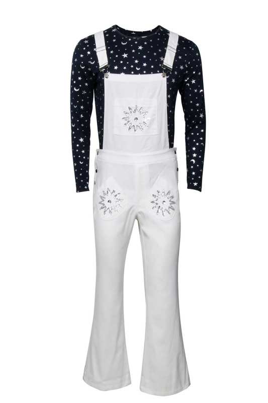 Rocketman Elton John Costumes Dodgers Jumpsuit Halloween Party Suit, M / Female