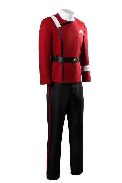 Star Trek 2: The Wrath of Khan Starfleet James Tiberius Kirk​​​​​​​ Uniform Cosplay Costume