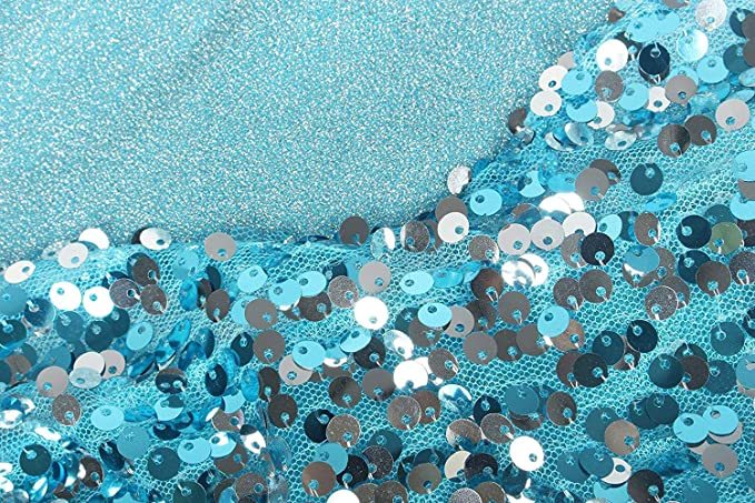 (Ready to Ship) Frozen 2 Princess Elsa Blue Sparkly Party Dress