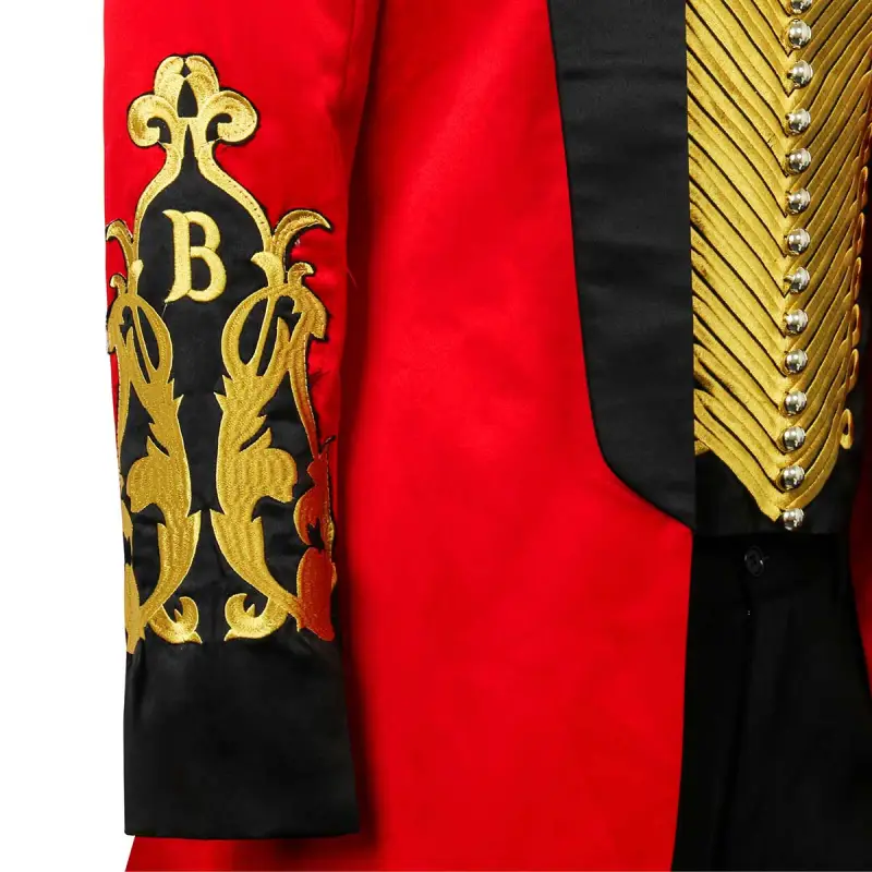 (Ready to Ship) The Greatest Showman Cosplay Costume P.T. Barnum Red Suit