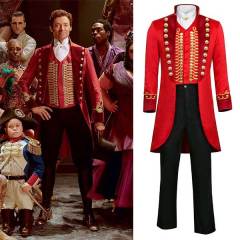 The Greatest Showman Uniform Cosplay Costume P. T. Barnum Circus Ringmaster Outfits (Read to Ship)