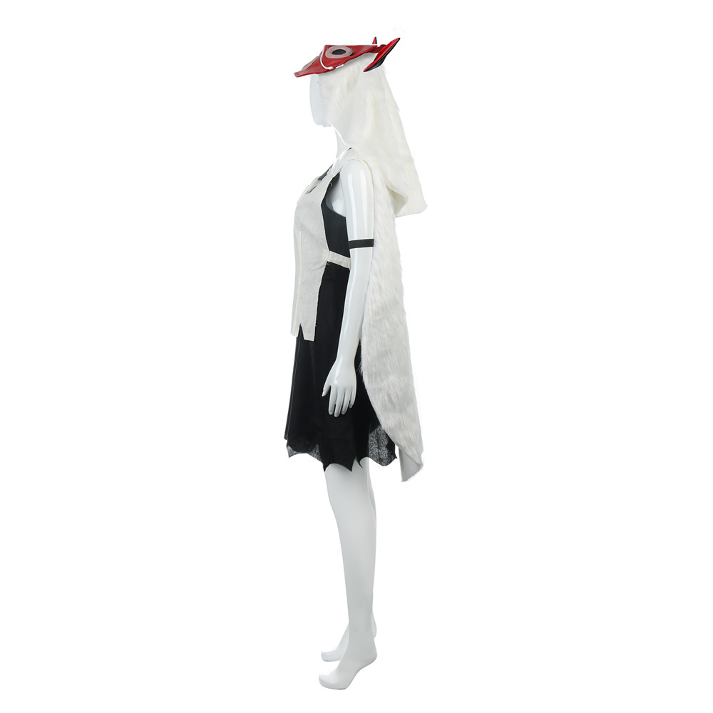 Princess Mononoke San Wolf Girl Cosplay Costume With Mask