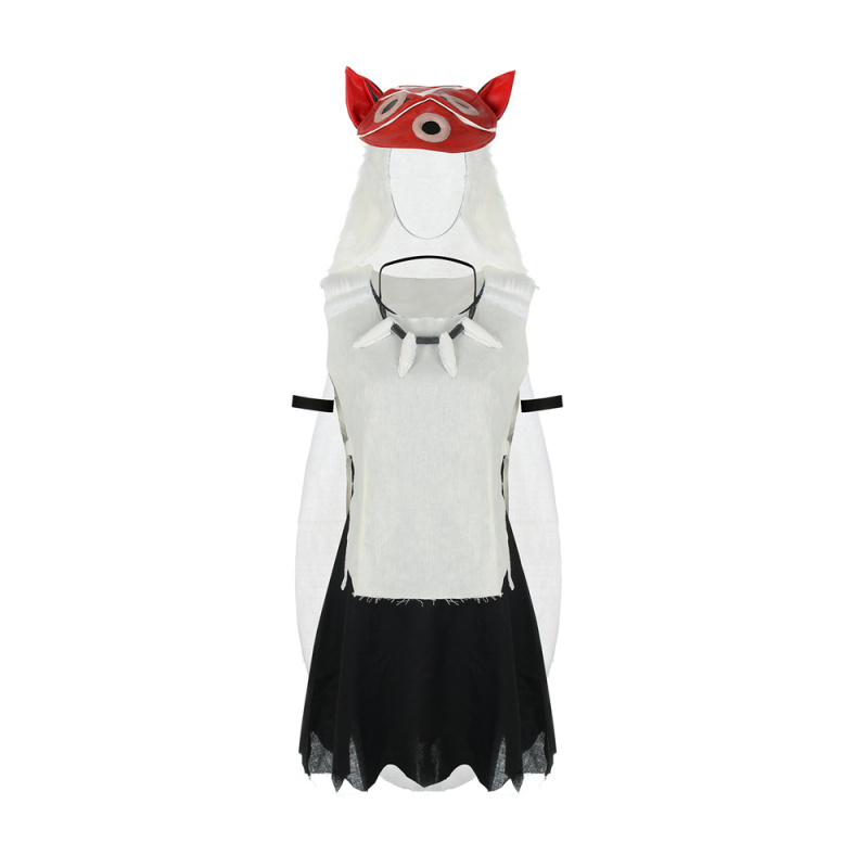 Princess Mononoke San Wolf Girl Cosplay Costume With Mask