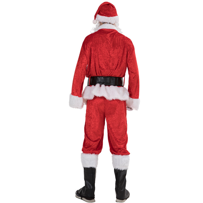 Christmas Santa Suit Cosplay Costume Fake Belly