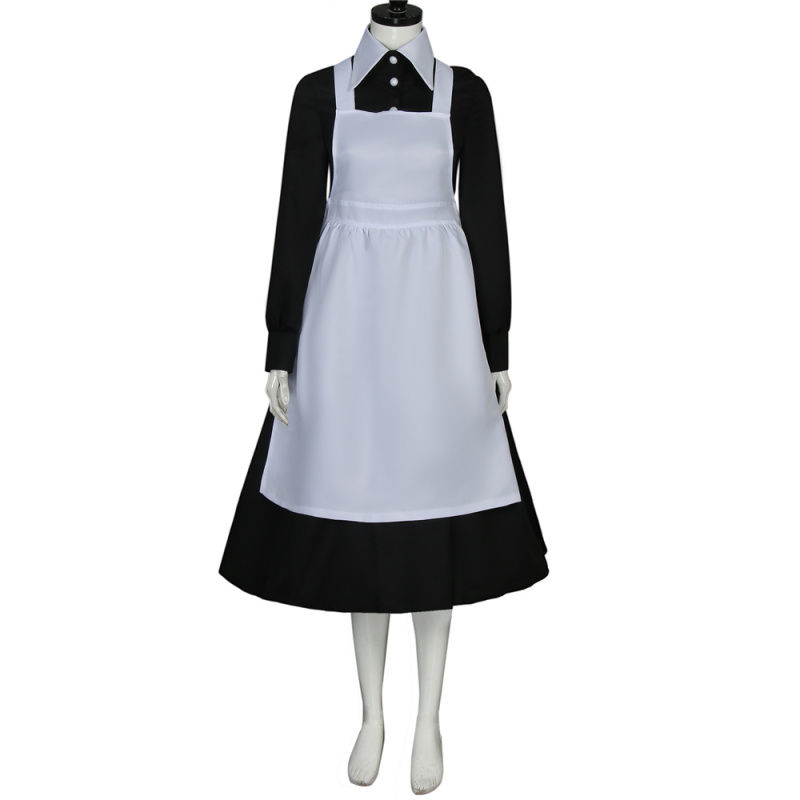 The Promised Neverland Mama Isabella Women Maid Cosplay Dress (Ready to Ship)