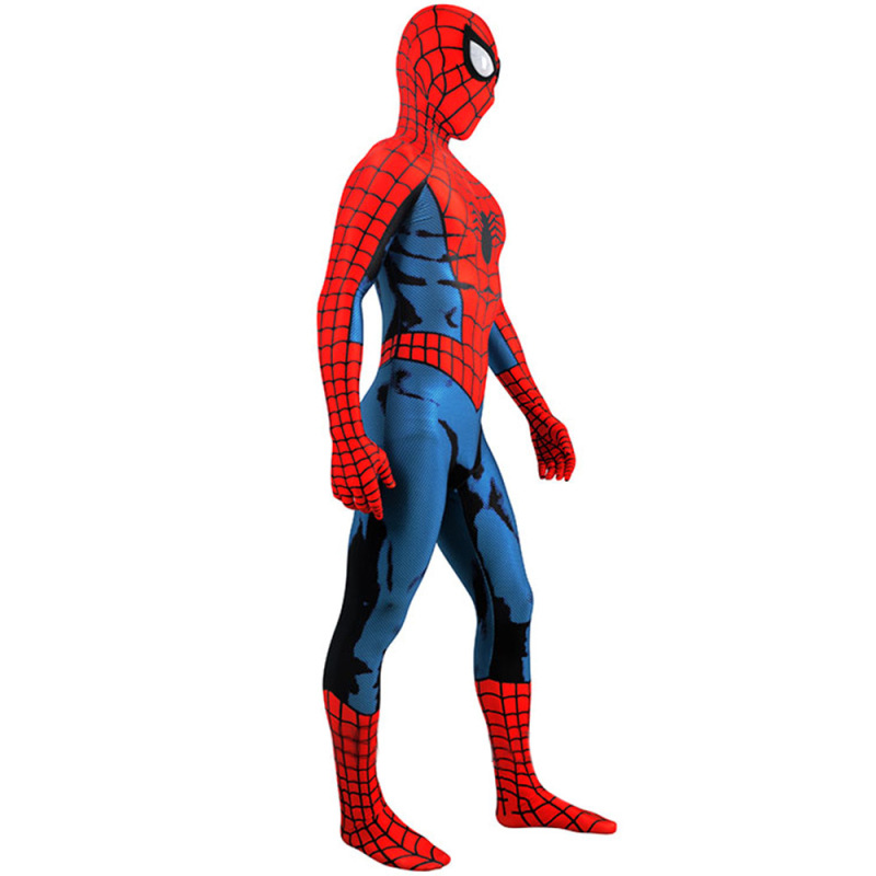 Classic John Romita Comic Spider-Man Cosplay Costume Adults Kids