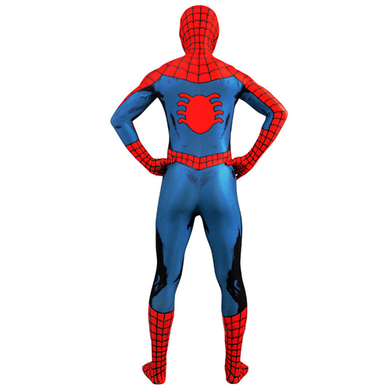 Classic John Romita Comic Spider-Man Cosplay Costume Adults Kids