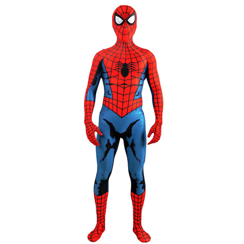 Classic John Romita Comic Spider-Man Cosplay Costume Adults Kids