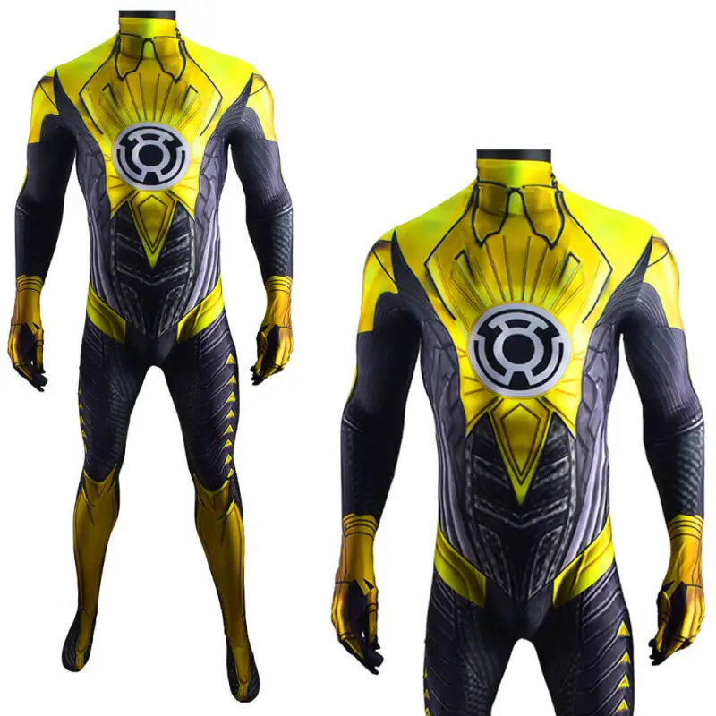 Green Lantern Thaal Sinestro Cosplay Costume Adult Kids