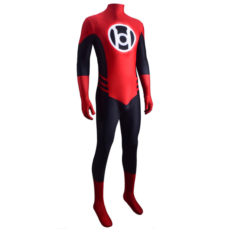 Red Lantern Corps Cosplay Costume Adult Kids