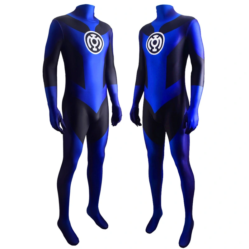 Green Lantern Blue Lantern Corps Cosplay Costume Adult Kids